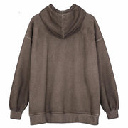 Hip Hop Streetwear Women Hoodies Goth Angel  Jacket Coat