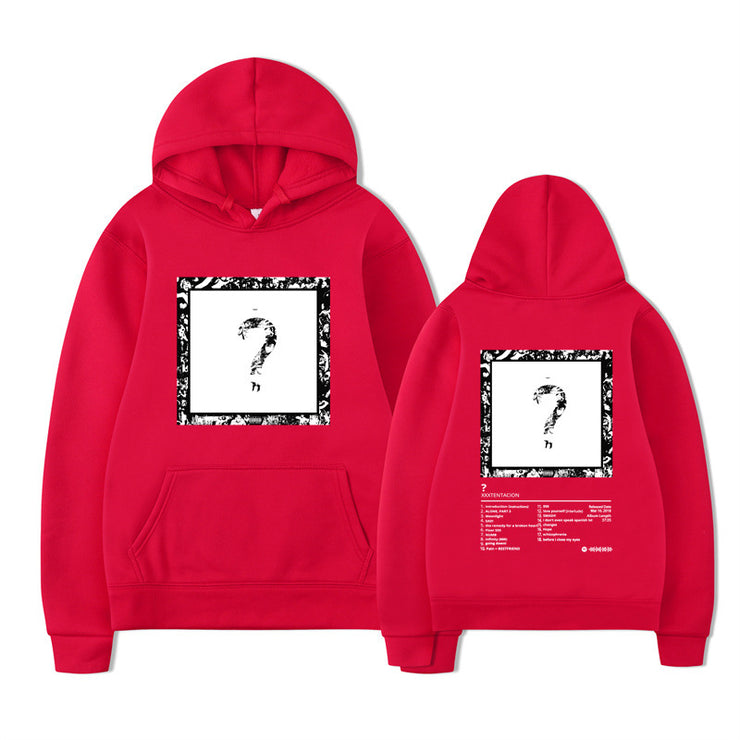 Rapper XXX Music Album Printed Hoodies Men Women Fashion