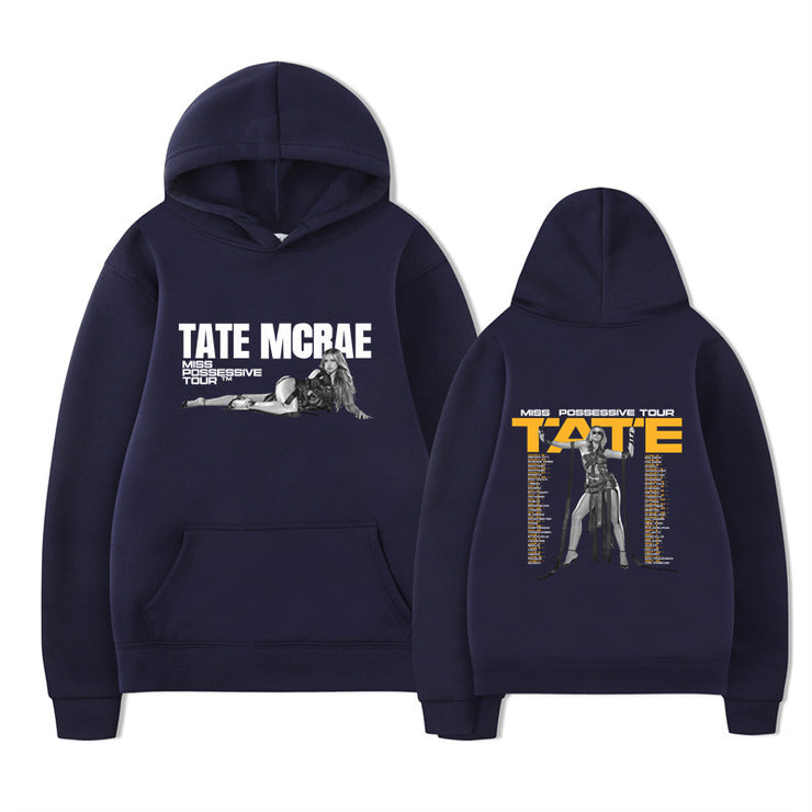 Tate McRae Miss Possessive Tour Hoodies Men Women Fashion