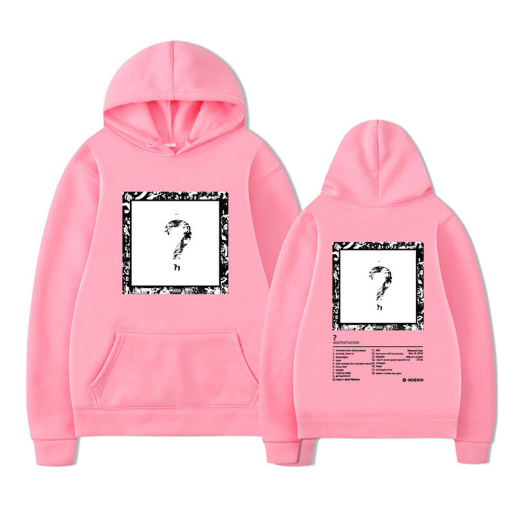Rapper XXX Music Album Printed Hoodies Men Women Fashion