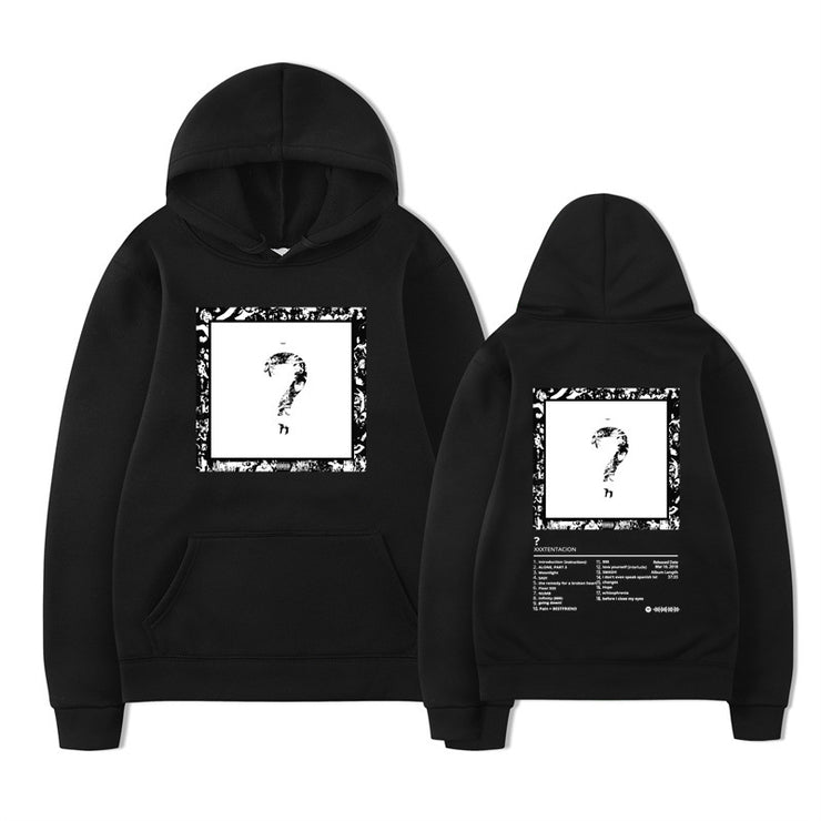Rapper XXX Music Album Printed Hoodies Men Women Fashion
