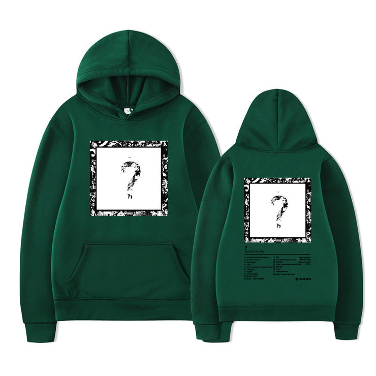 Rapper XXX Music Album Printed Hoodies Men Women Fashion