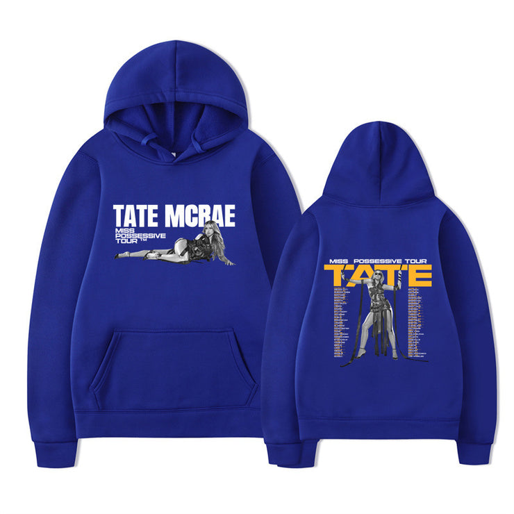 Tate McRae Miss Possessive Tour Hoodies Men Women Fashion