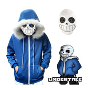 Undertale Sans Cosplay Hoodies Latex Mask COOL SKELETON