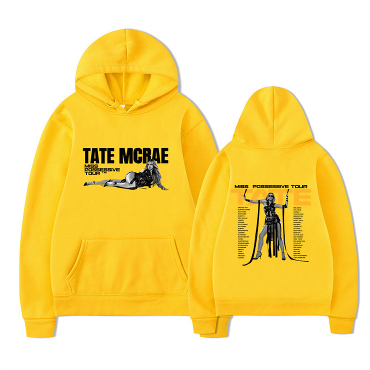 Tate McRae Miss Possessive Tour Hoodies Men Women Fashion