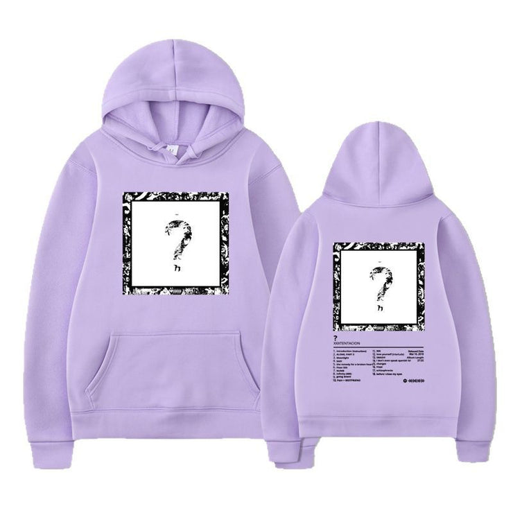 Rapper XXX Music Album Printed Hoodies Men Women Fashion
