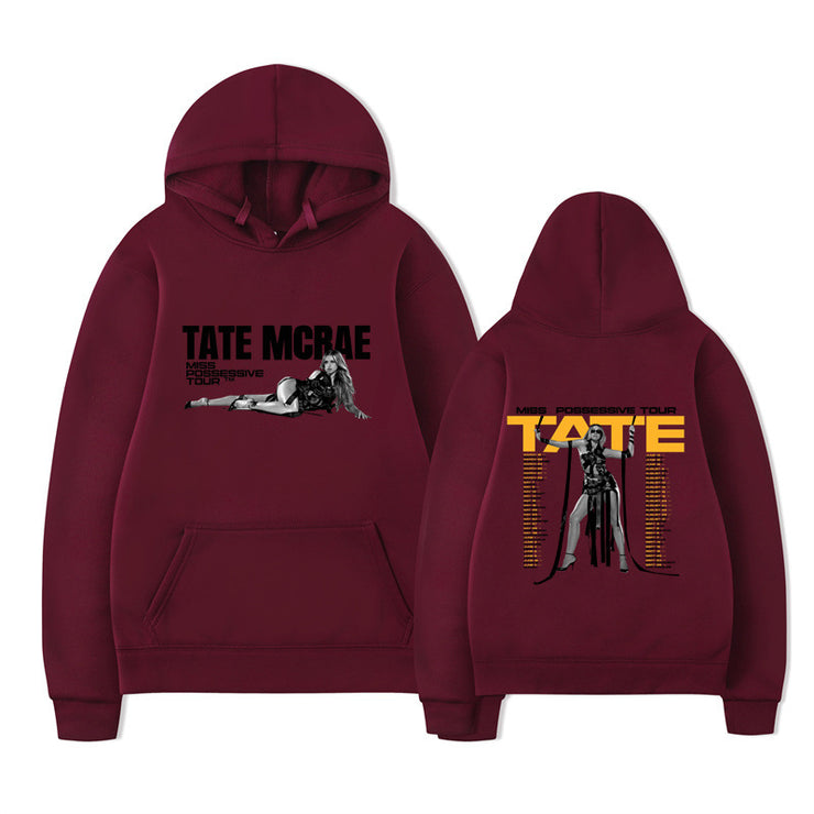 Tate McRae Miss Possessive Tour Hoodies Men Women Fashion