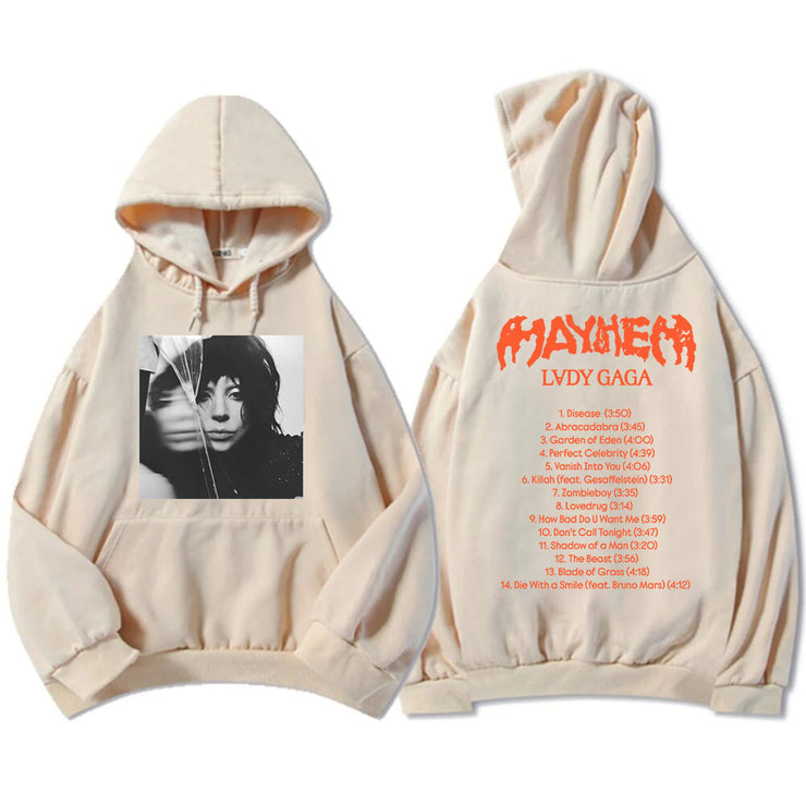 New Album Mayhem Lady Gaga Hoodies Ropa