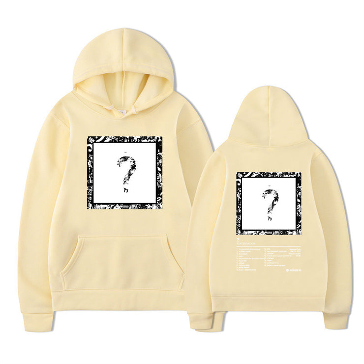 Rapper XXX Music Album Printed Hoodies Men Women Fashion