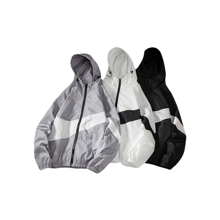 New Men Spring Fall Thin Hoodies Coats Long Sleeves