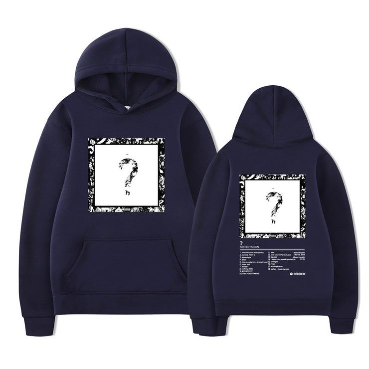 Rapper XXX Music Album Printed Hoodies Men Women Fashion