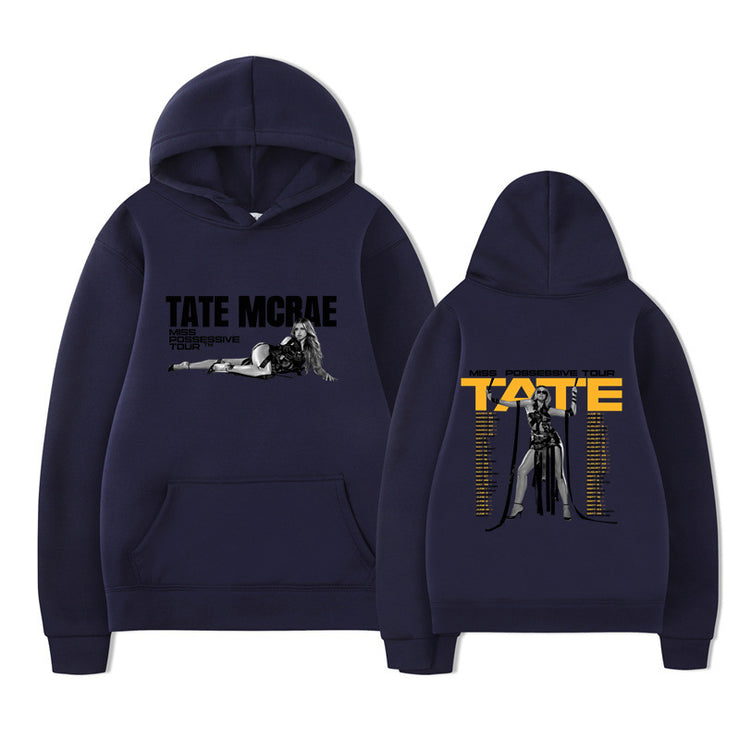 Tate McRae Miss Possessive Tour Hoodies Men Women Fashion
