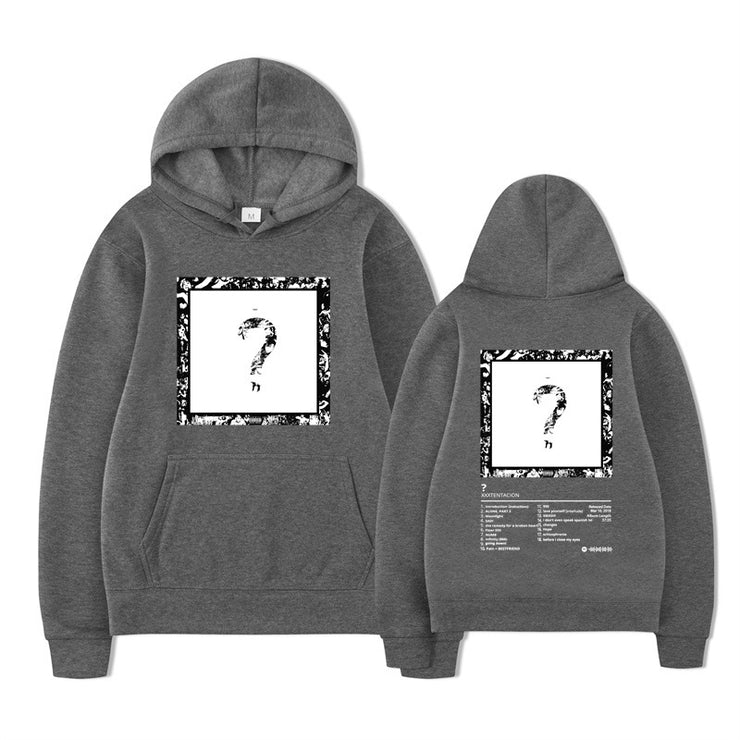 Rapper XXX Music Album Printed Hoodies Men Women Fashion