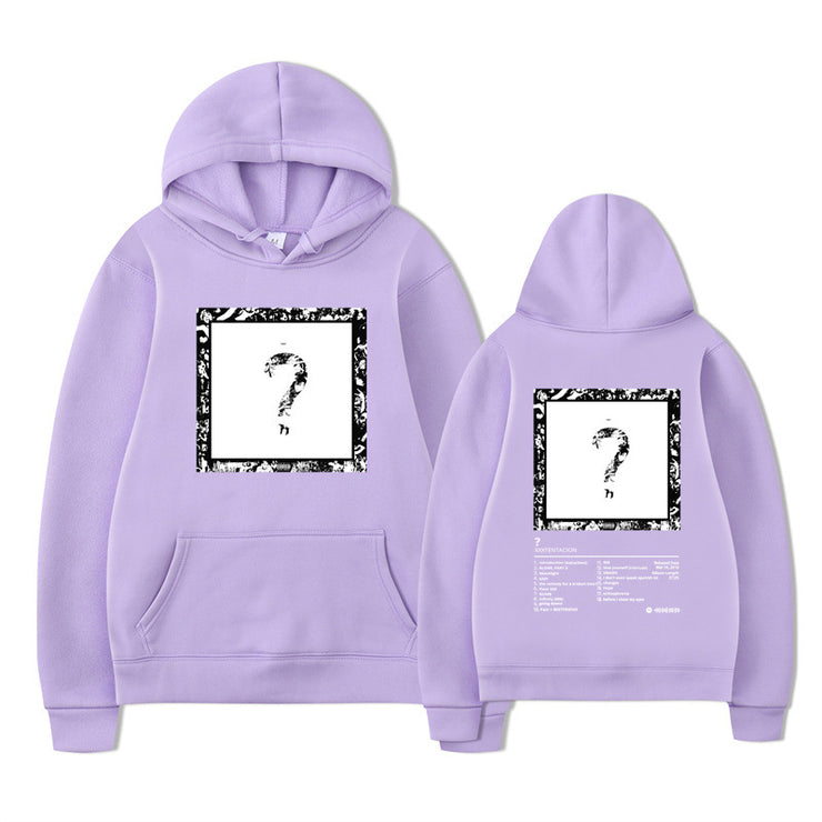 Rapper XXX Music Album Printed Hoodies Men Women Fashion