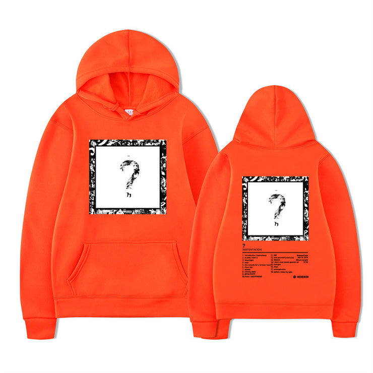 Rapper XXX Music Album Printed Hoodies Men Women Fashion