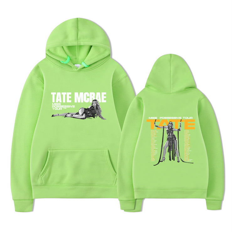 Tate McRae Miss Possessive Tour Hoodies Men Women Fashion