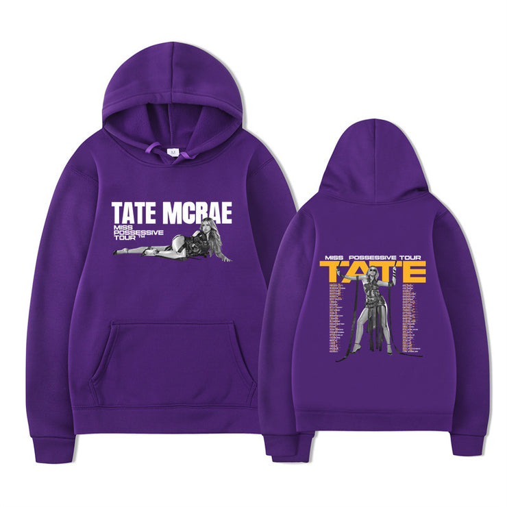 Tate McRae Miss Possessive Tour Hoodies Men Women Fashion
