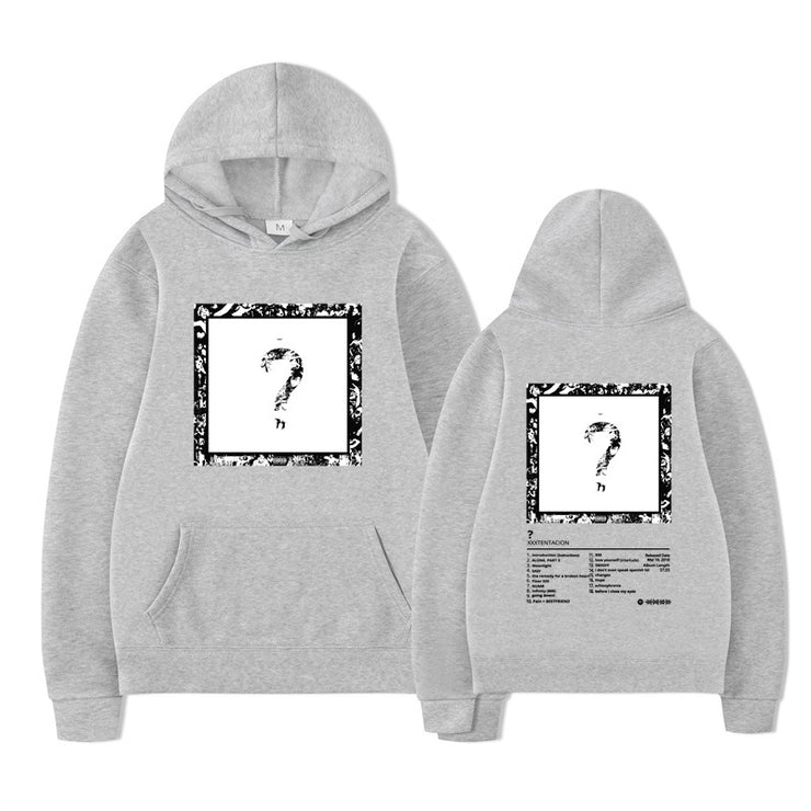 Rapper XXX Music Album Printed Hoodies Men Women Fashion