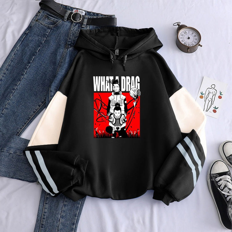 Naruto Deer Maru anime men and women loose fitting plush hoodies with hoodies anime hoodie