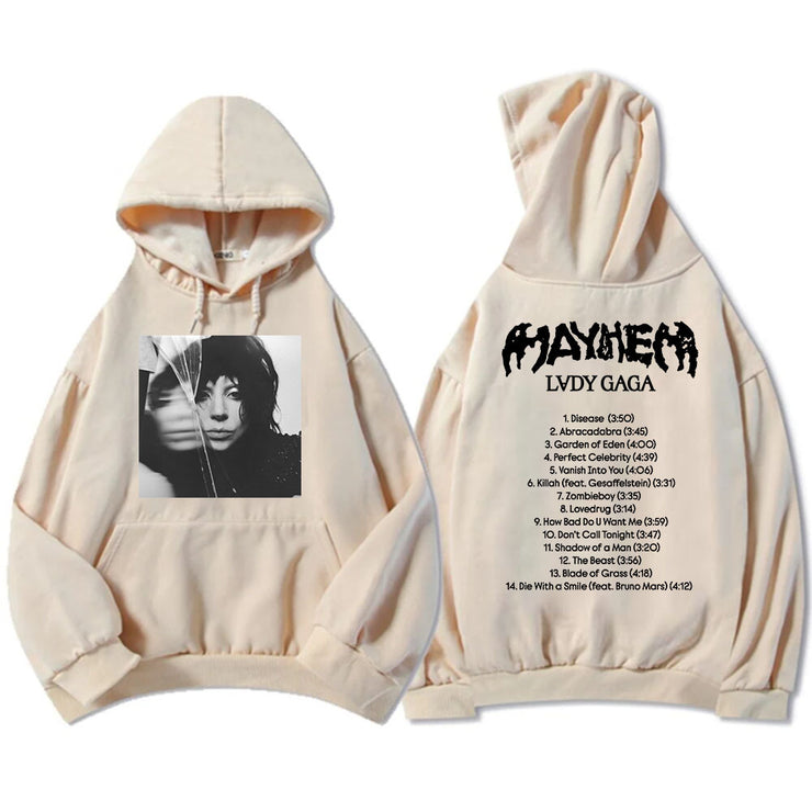 New Album Mayhem Lady Gaga Hoodies Ropa