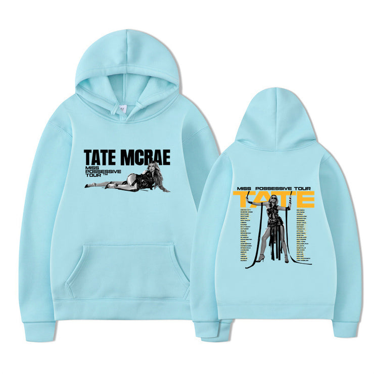 Tate McRae Miss Possessive Tour Hoodies Men Women Fashion