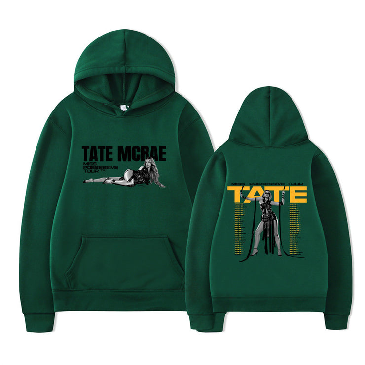 Tate McRae Miss Possessive Tour Hoodies Men Women Fashion