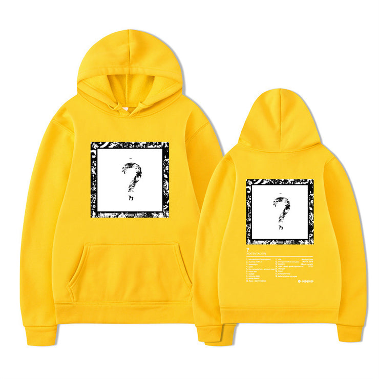 Rapper XXX Music Album Printed Hoodies Men Women Fashion