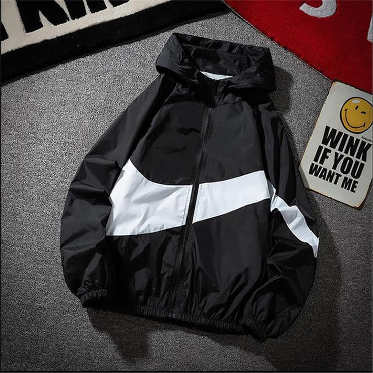New Men Spring Fall Thin Hoodies Coats Long Sleeves