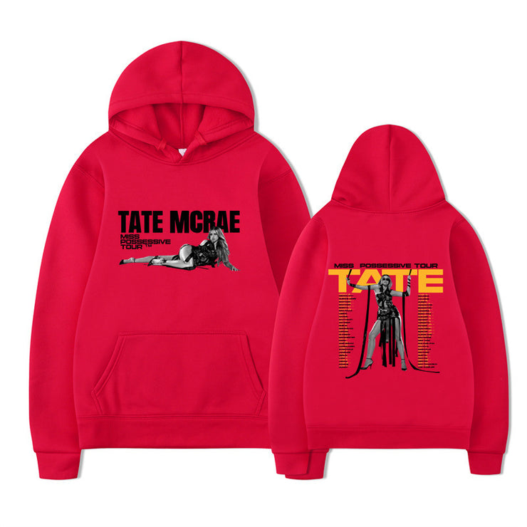 Tate McRae Miss Possessive Tour Hoodies Men Women Fashion