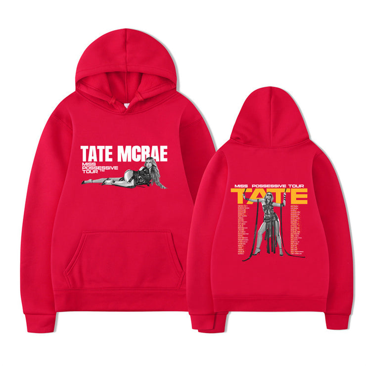 Tate McRae Miss Possessive Tour Hoodies Men Women Fashion