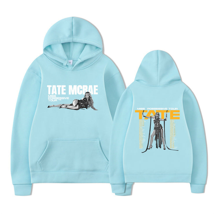 Tate McRae Miss Possessive Tour Hoodies Men Women Fashion