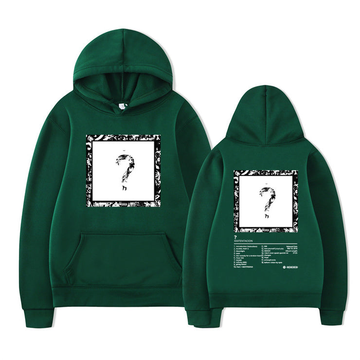 Rapper XXX Music Album Printed Hoodies Men Women Fashion
